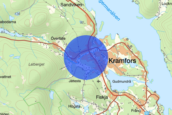 Björsta 19 januari 06.56, Trafikolycka, Kramfors