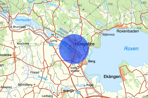 Ljungsbro 19 januari 15.13, Trafikolycka, Linköping