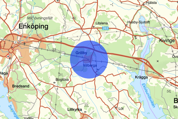 Grillby 21 januari 00.53, Motorfordon, stöld, Enköping