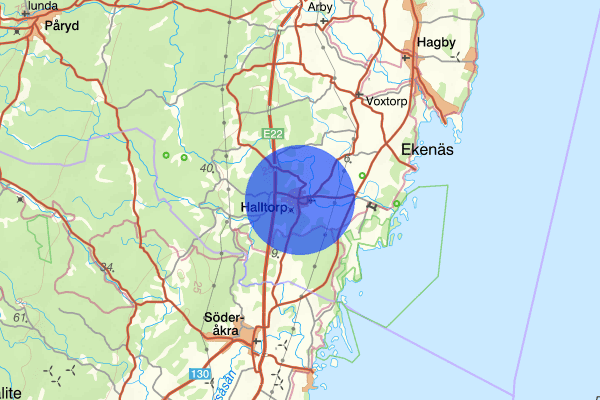 Halltorp 23 januari 00.33, Trafikolycka, Kalmar