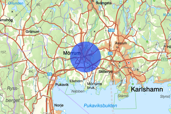 Mörrum 23 januari 02.39, Inbrott, försök, Karlshamn