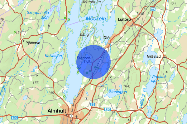 Stenbrohult 24 januari 01.40, Misshandel, Älmhult