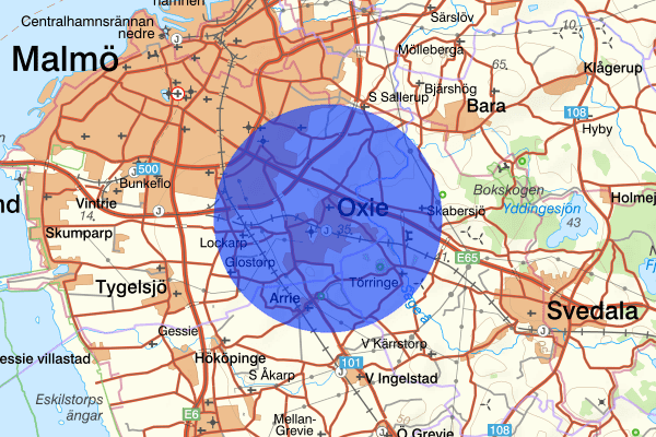 Oxie 24 januari 11.51, Anträffad död, Malmö