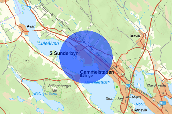 Södra Sunderbyn 24 januari 16.36, Trafikolycka, Luleå